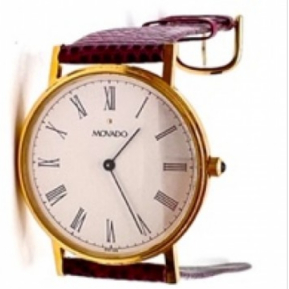 14K Movado Men's Yelllow Gold - Picture 2 of 3